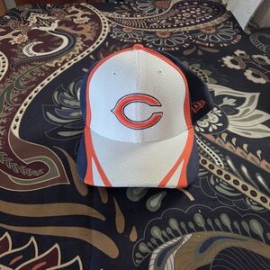 New Era White and Navy Chicago Bears Baseball Cap